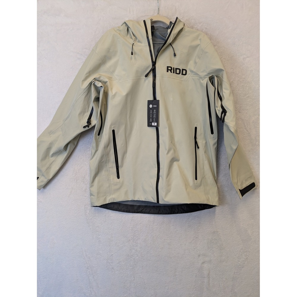 RIDD‎ Bridge The Divide Outdoor Men's Waterproof Hooded Jacket M Beige